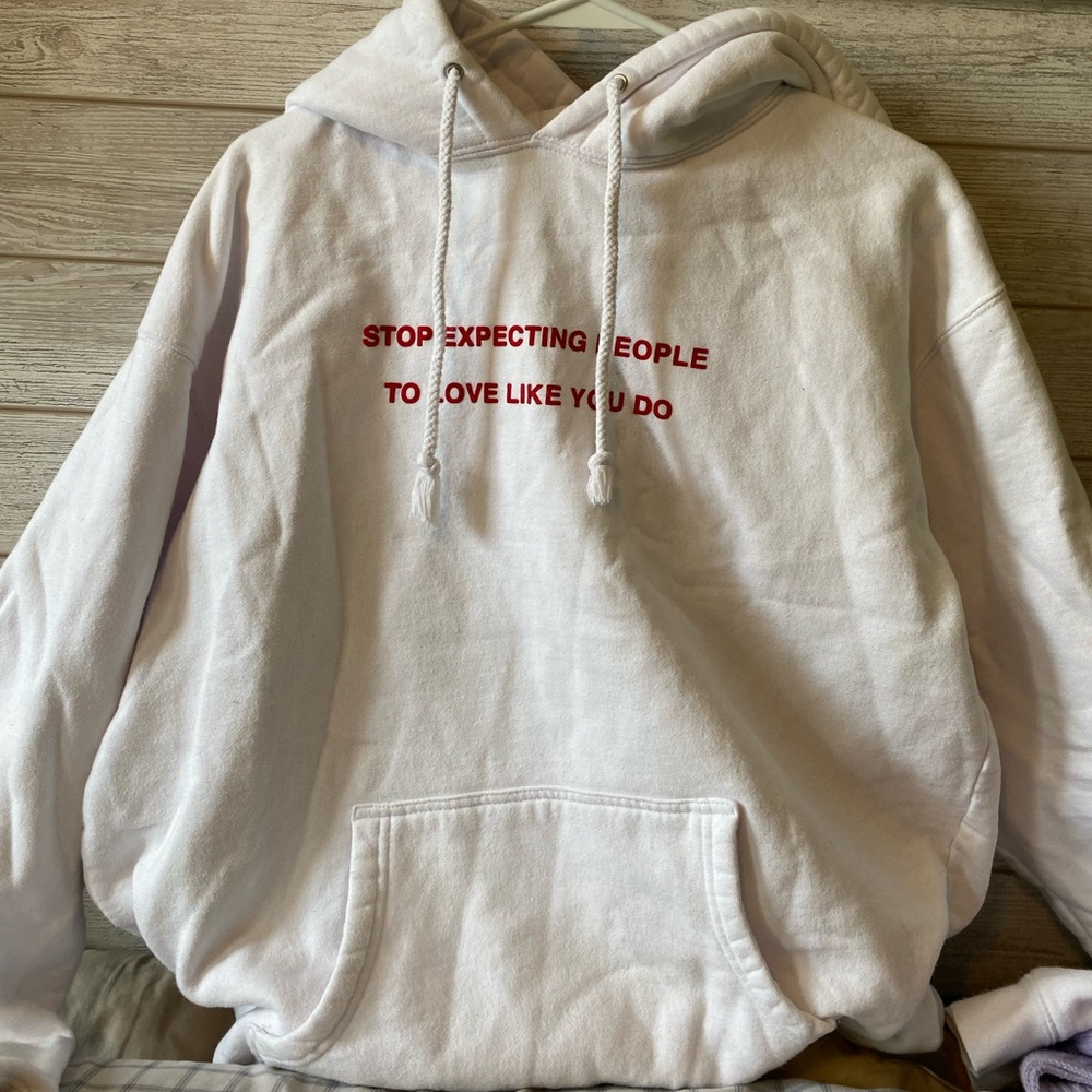 We’re Not Really Strangers Stop Expecting Hoodie